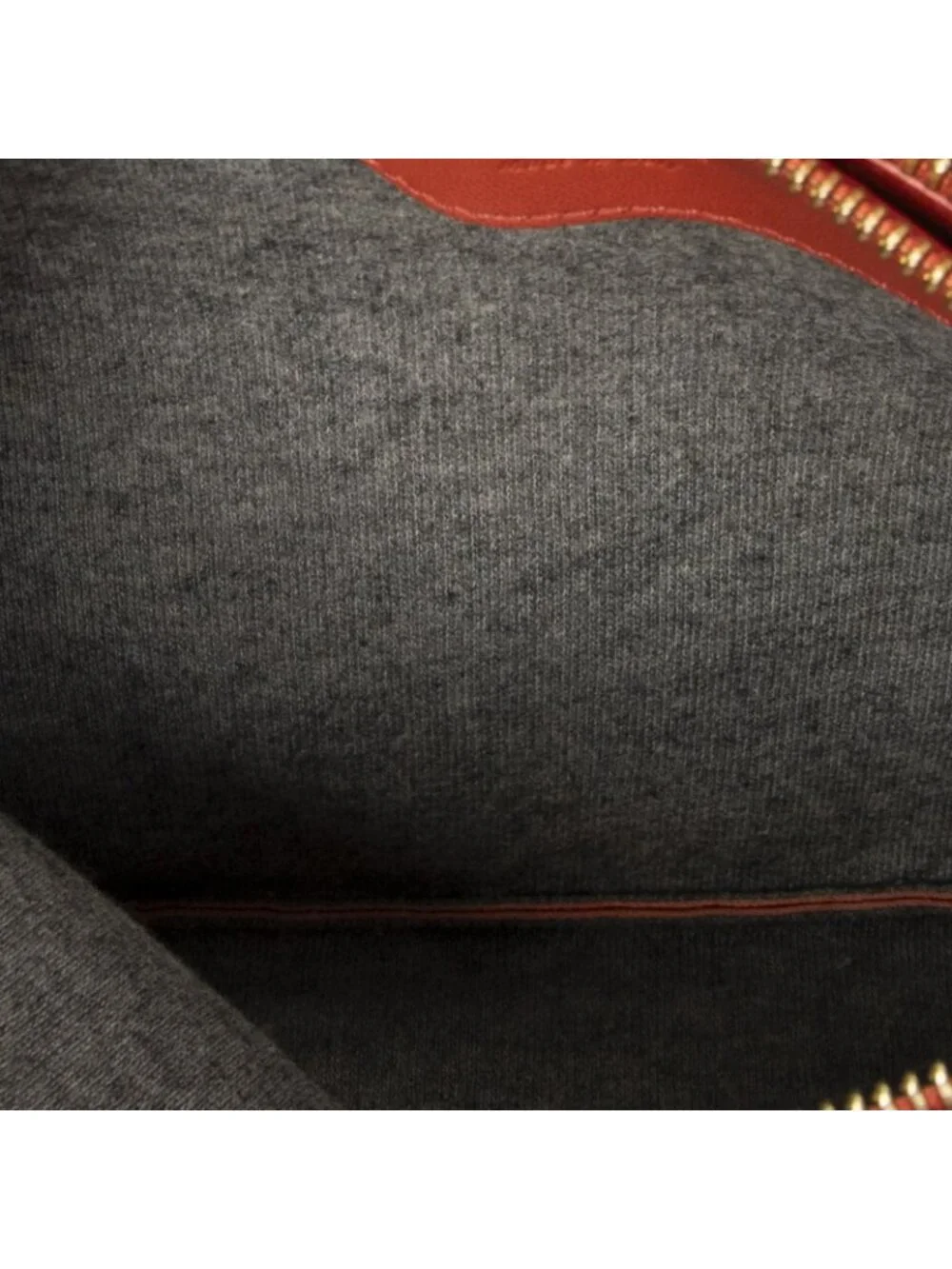 Celine Large Trio Crossbody Orange Calfskin Leather